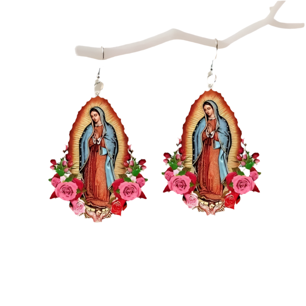 Aretes Virgen de Guadalupe