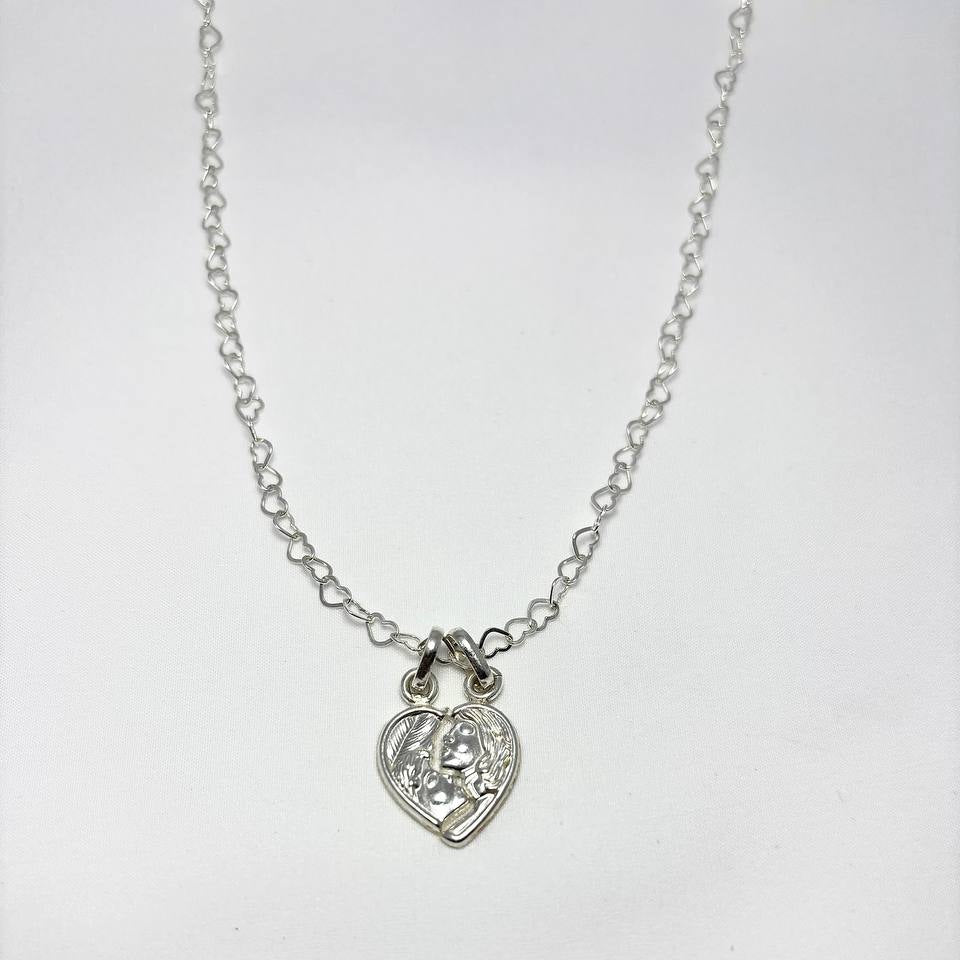 Collar Corazón Eterno en Plata