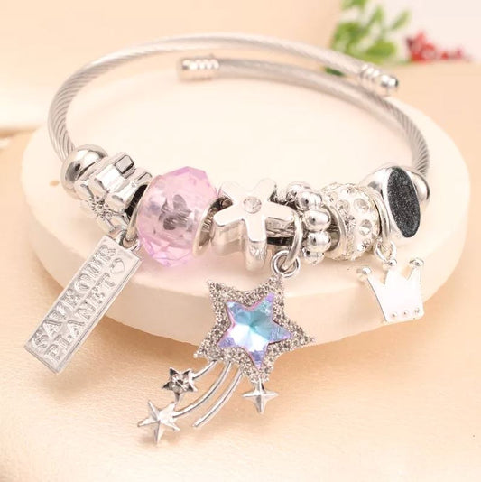 Pulsera Encanto Celestial en Acero