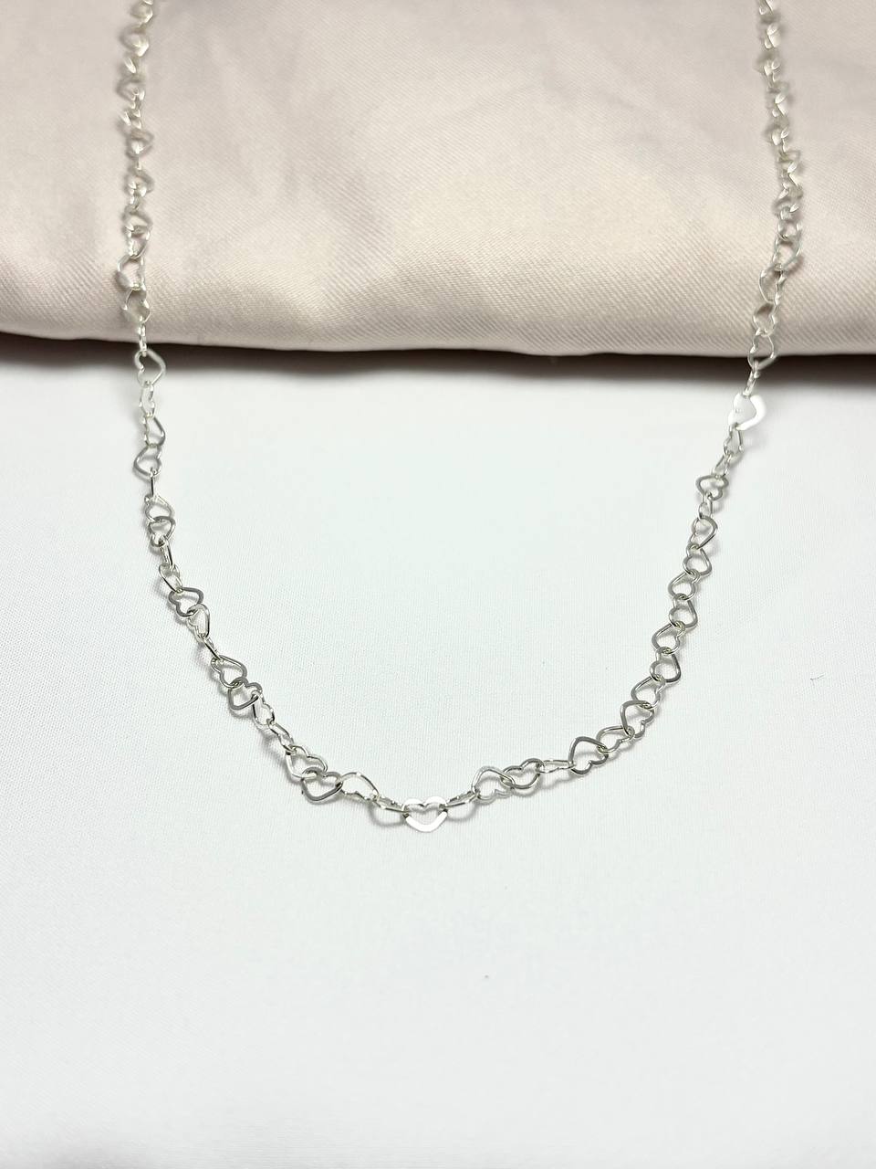 Collar Lazos del Corazón en Plata