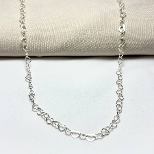 Collar Lazos del Corazón en Plata