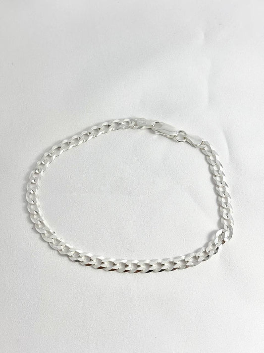 Pulsera Cubana de Plata